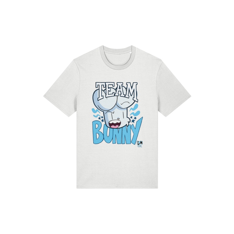 Bunny vs Monkey Team Bunny adult t-shirt White SMALL