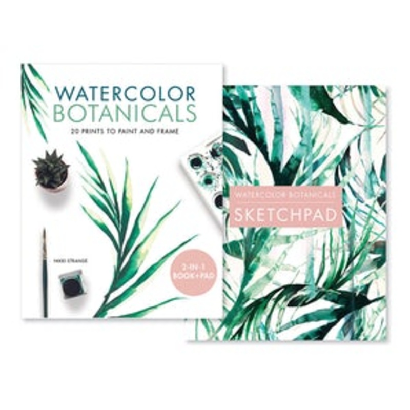 Watercolor Botanicals (2 Books in 1)