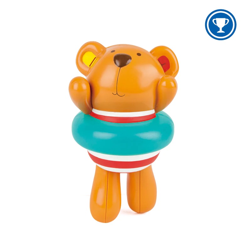 Swimmer Teddy Wind Up Toy  Time Machine Hobby