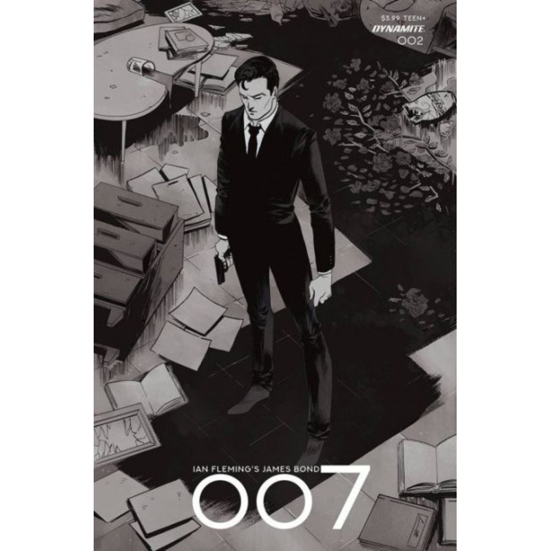 007, VOL. 1 (2022) #2  SOO LEE BLACK & WHITE COVER  Duncanville Bookstore Comics Toys and Collectibles