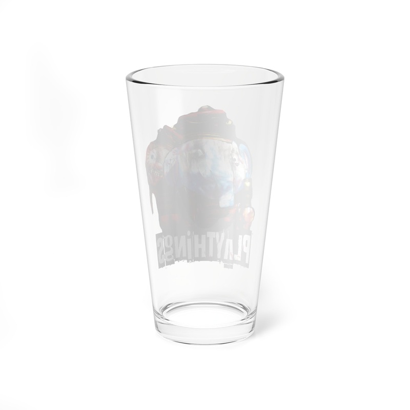 Playthings Soldier Pint Glass, 16oz 16oz