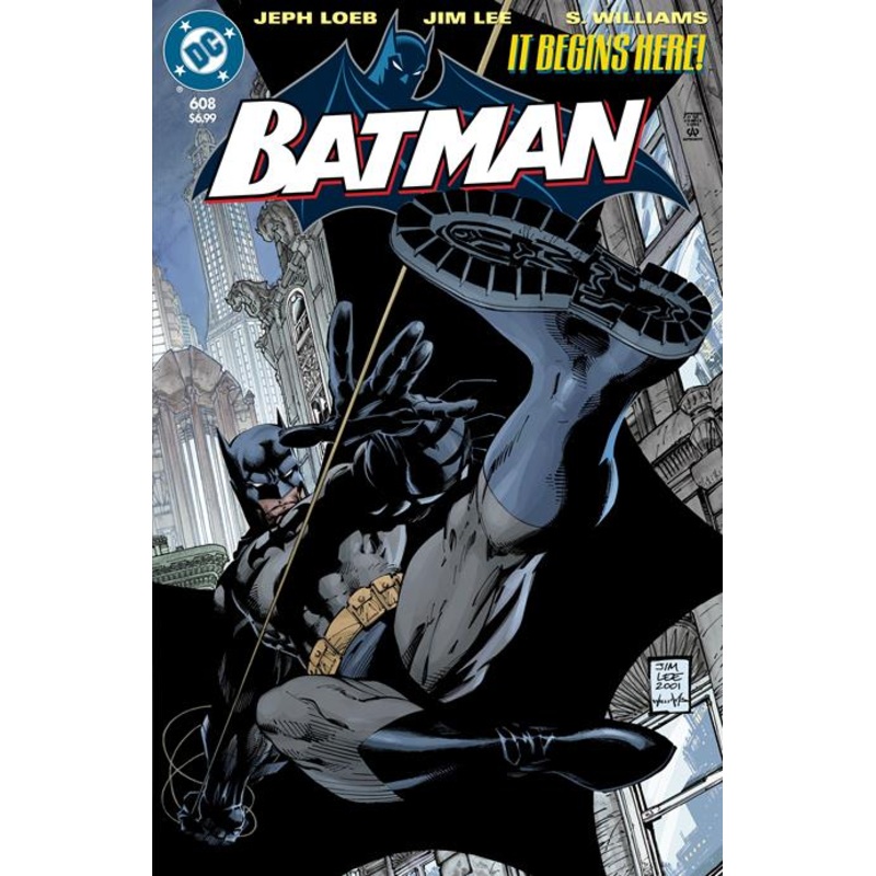 BATMAN #608 FACSIMILE EDITION CVR B JIM LEE FOIL VAR