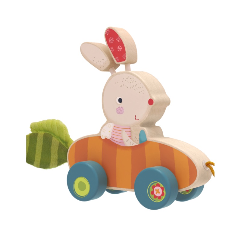 Bunny Pippa Push and Pull Toy  Time Machine Hobby