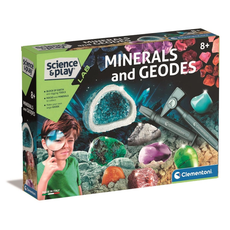Clementoni Science and Play Minerals and Geodes Kit
