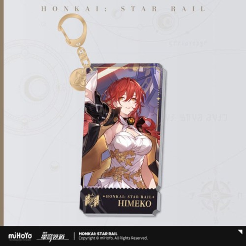 Honkai: Star Rail Himeko Rectangle Keychain