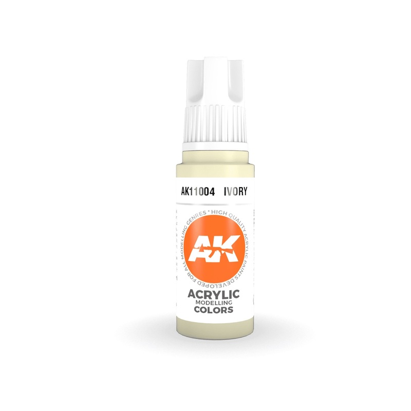 AK Interactive 3 Gen Acrylic Modeling Colour 17ml – Ivory