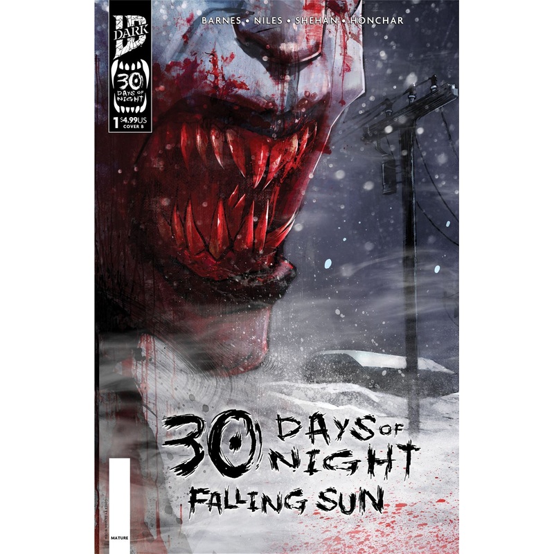 30 Days of Night: Falling Sun #1 Variant B (Damien Worm) IDW Publishing Comic Book 2025
