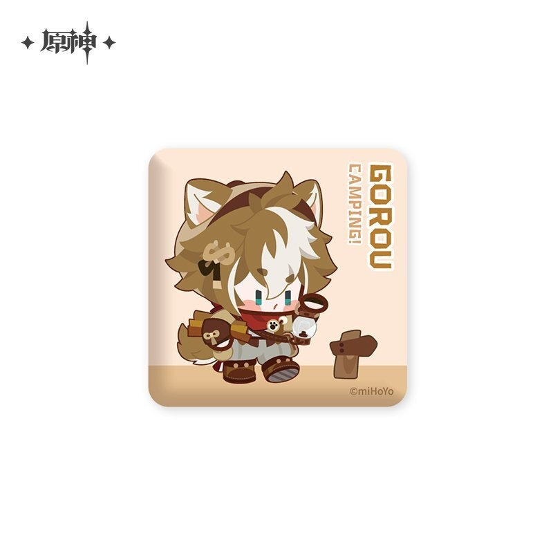 GENSHIN IMPACT Go Camping! Series: Badge – Gorou