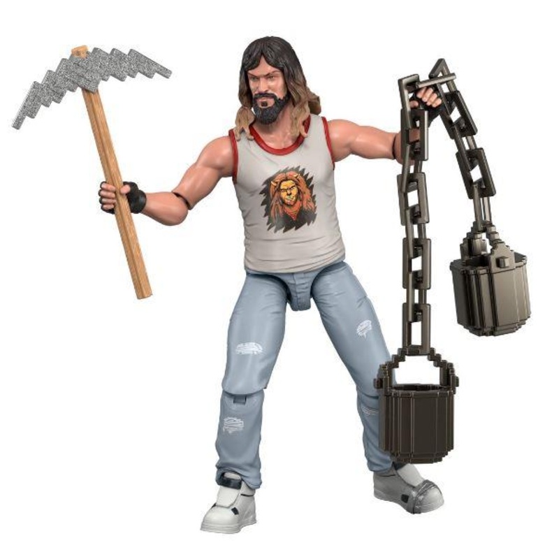 A Minecraft Movie Garrett Action Figure by Mattel