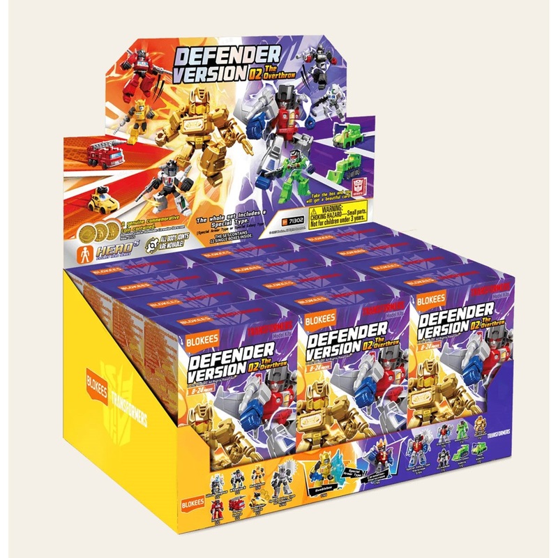 Transformers – “The Overthrow” Defender Version 02 Blind Box (Display of 12)