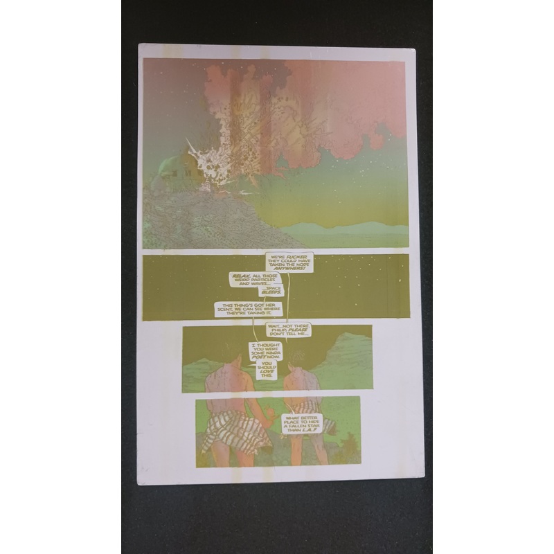 Agent of W.O.R.L.D.E #2 – Page 3 – Yellow – Comic Printer Plate – PRESSWORKS