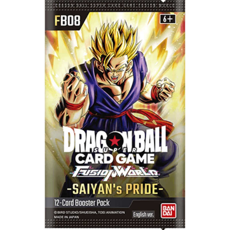 Dragon Ball Super Card Game: Fusion World  Booster Pack: Saiyan’s Pride [FB08] (Preorder)