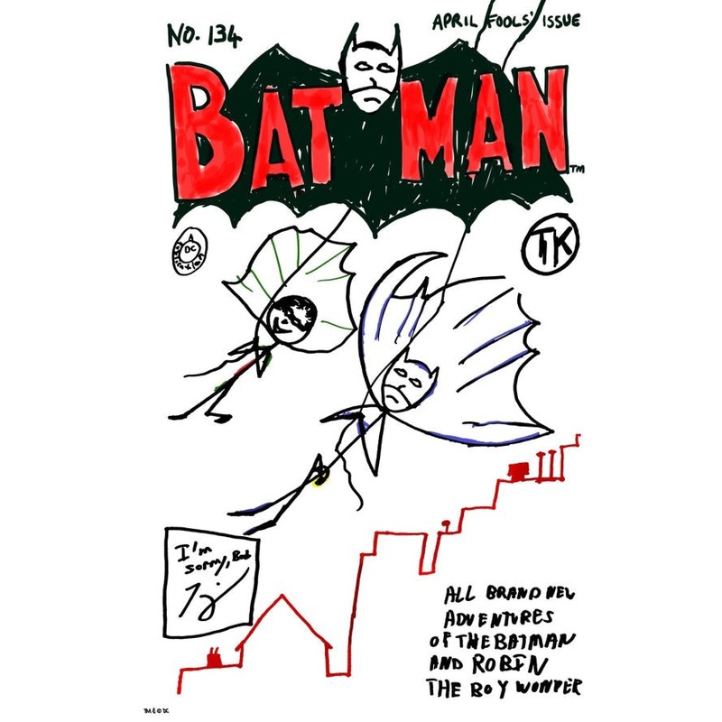 BATMAN #134 COVER F TOM KING APRIL FOOLS CARD STOCK VARIANT