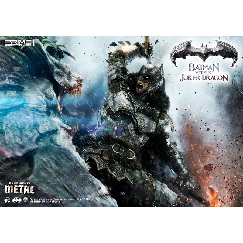 Batman VS Joker Dragon Statue