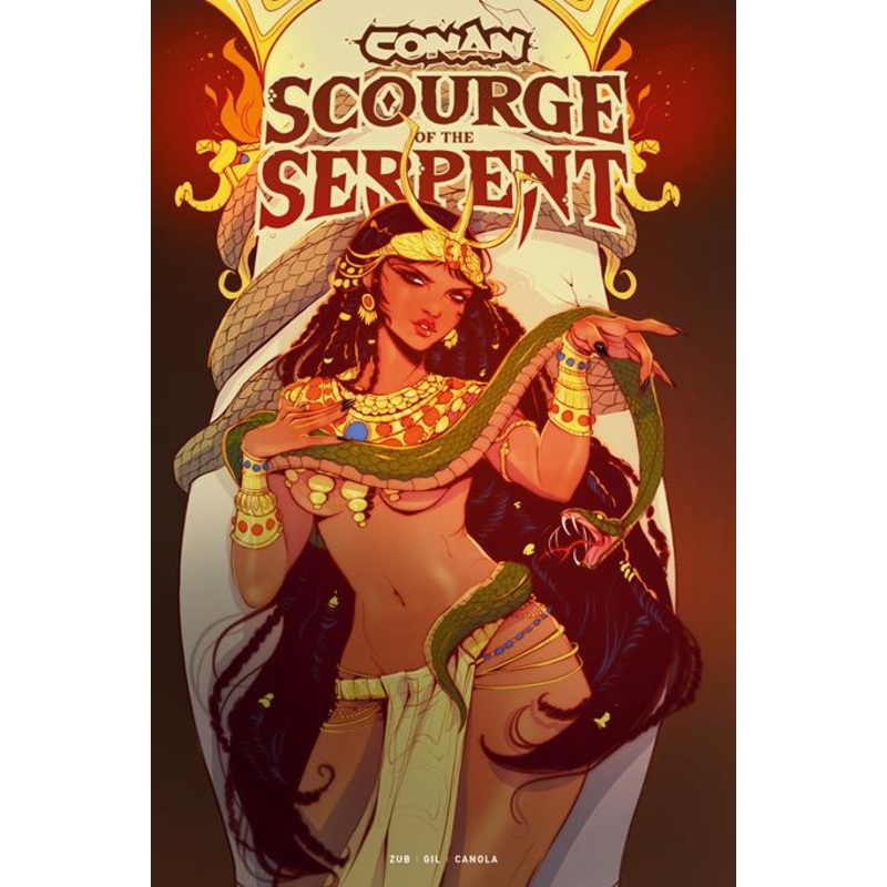 CONAN THE BARBARIAN SCOURGE OF THE SERPENT #3 (OF 4) CVR D ASHLEIGH IZIENICKI VAR