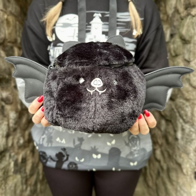 Bat Loungefly Figural Crossbody Bag