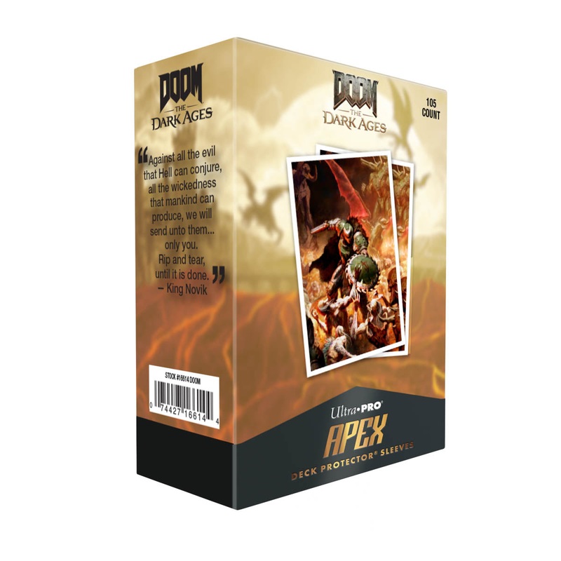 Ultra Pro: DOOM 105ct Apex Deck Protector Sleeves 1 (UP16614) (Preorder)