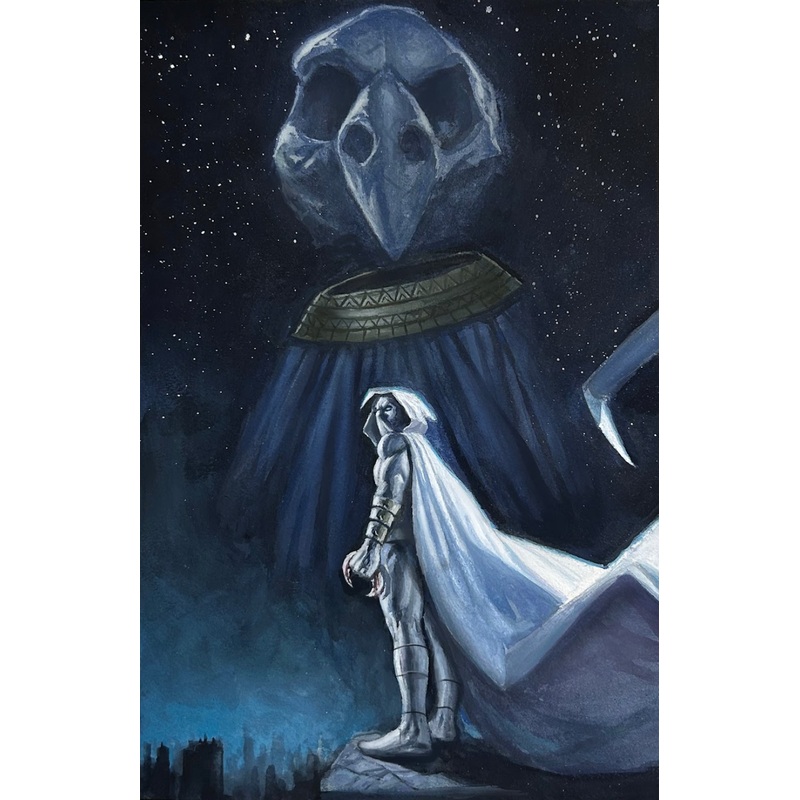 Aaron Bartling Original Art Moon Knight Illustration