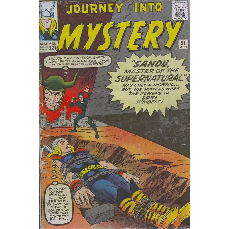 Journey into Mystery (1952 1st Series Marvel) # 91 Raw VG-