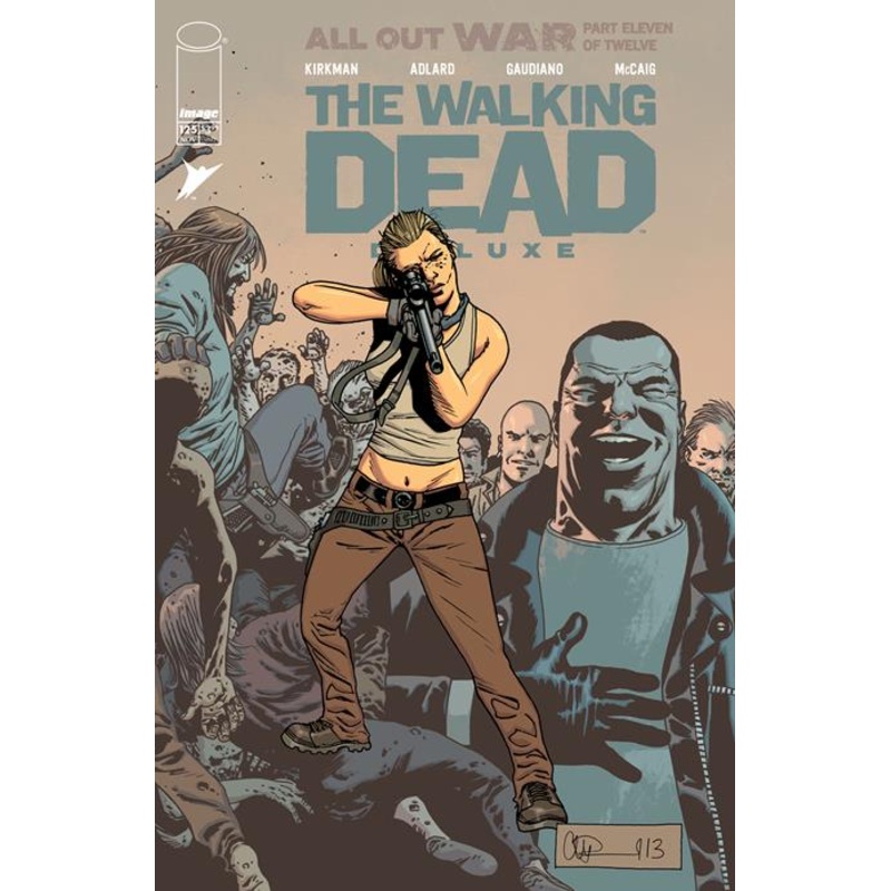 WALKING DEAD DELUXE #125 CVR B CHARLIE ADLARD & DAVE MCCAIG VAR