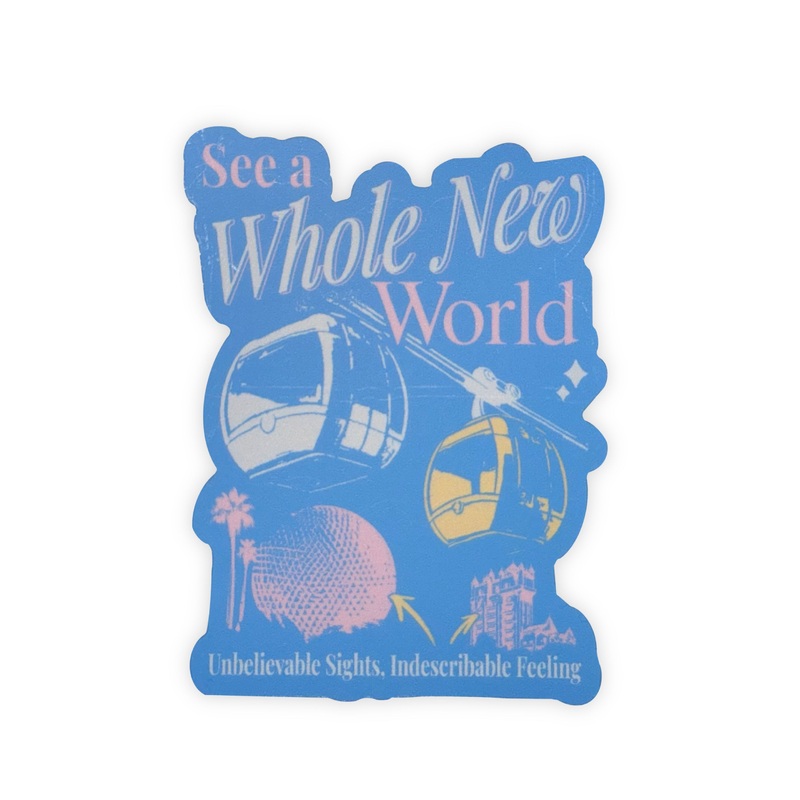 A Whole New World Sticker