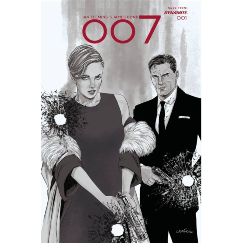 007, VOL. 1 (2022) #1  MARC LAMING B&W VARIANT  Duncanville Bookstore Comics Toys and Collectibles