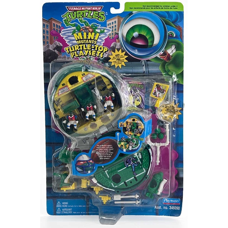 1994 Canadian Michaelangelos Football Playset sealed