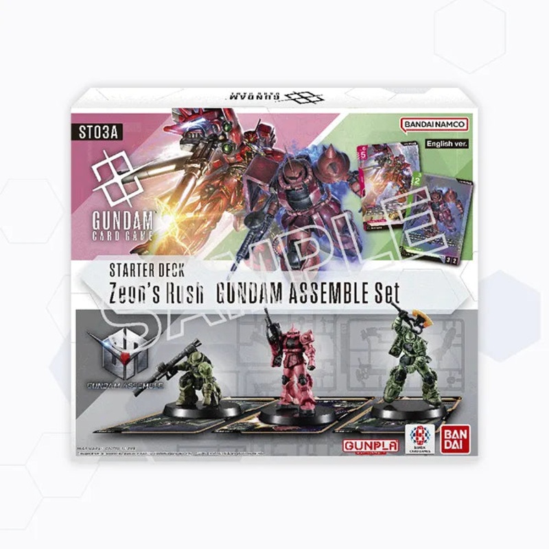 Gundam Card Game Zeons Rush [ST03A] Assemble Starter Deck (Preorder)
