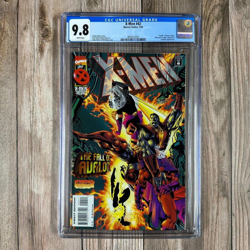 X-Men #42 CGC 9.8 WP Death of Rusty Collins