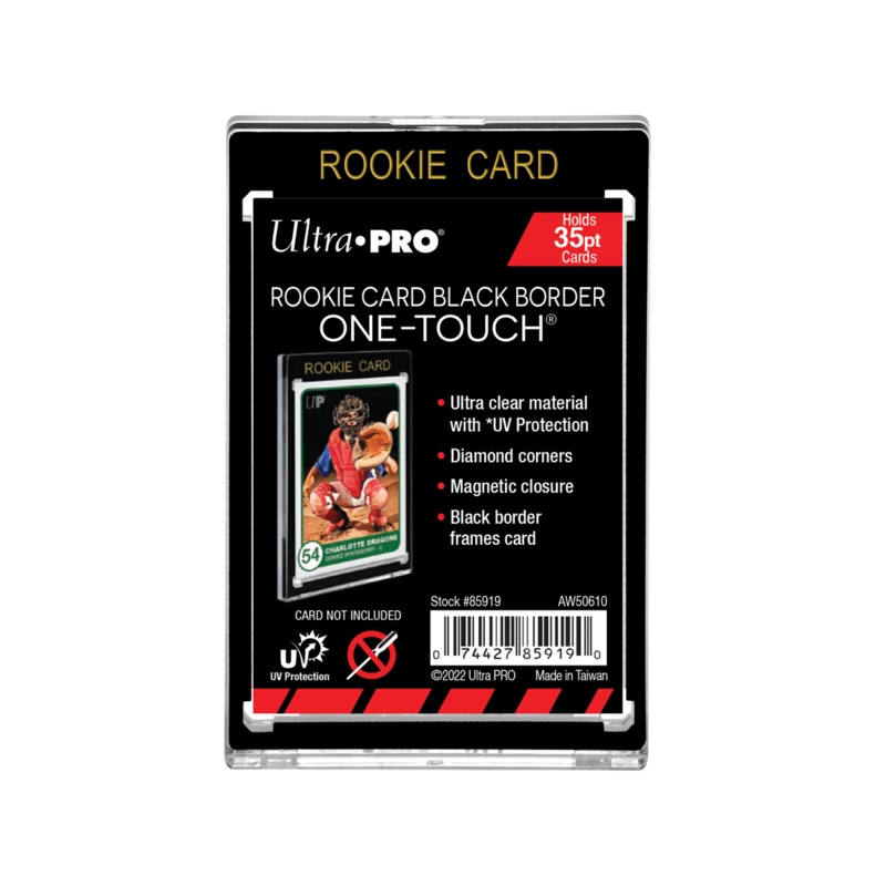 Ultra Pro UP85919 35PT UV Rookie Card Black Border ONE-TOUCH Magnetic Holder