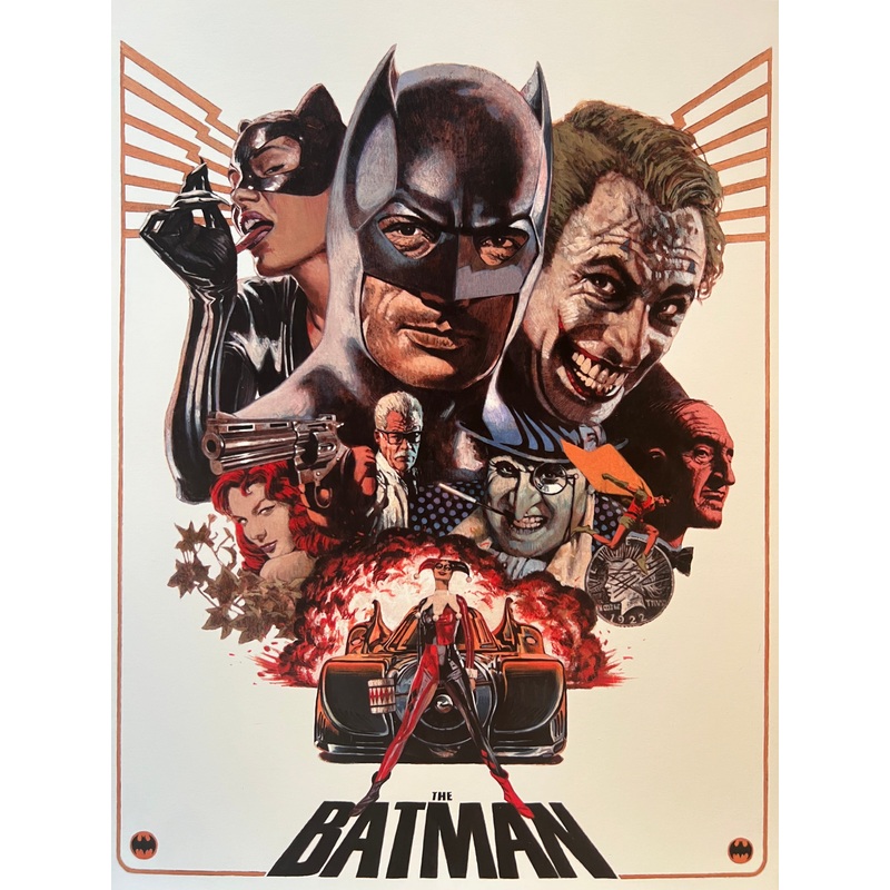 Andrea Cucchi Batman 9×12 Limited Edition Fine Art Print