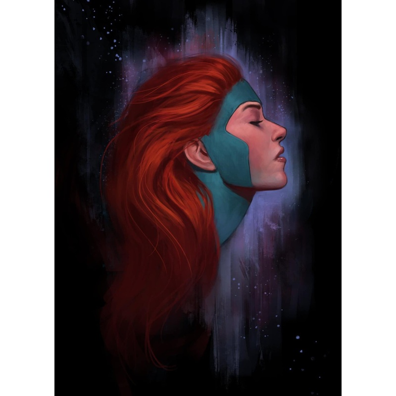 Aaron Bartling Original Art Jean Grey Illustration