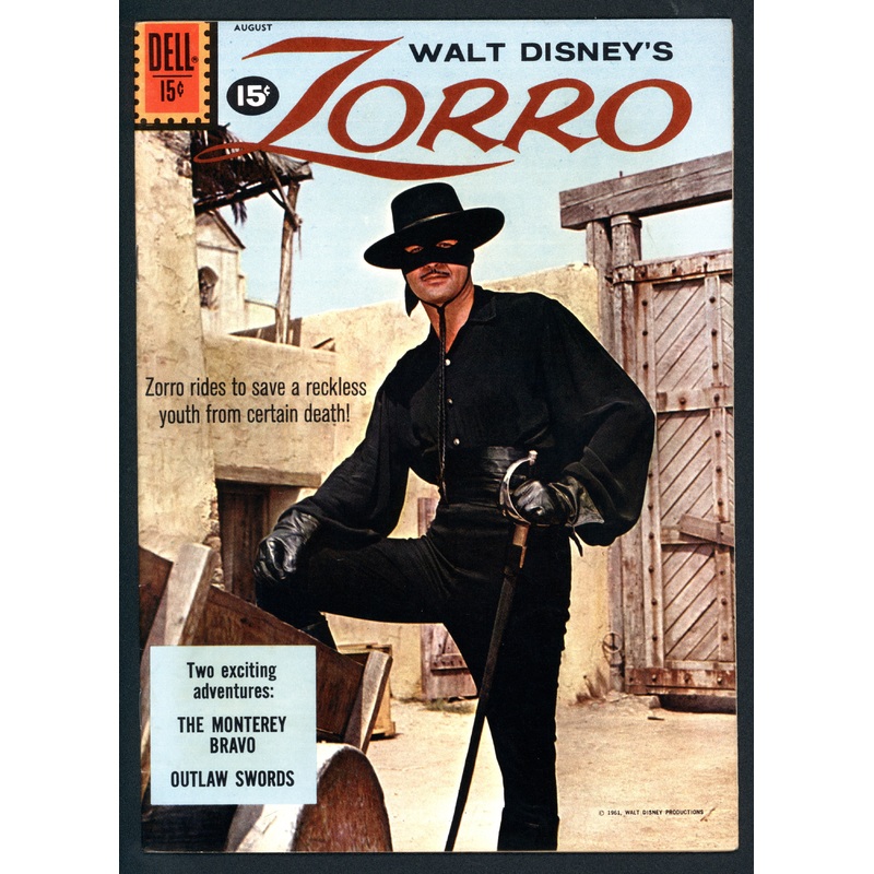 Zorro (1960 Dell) # 14 Raw VF- (601594)