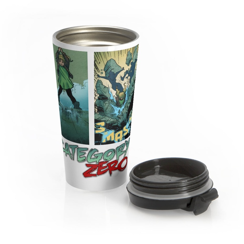 Category Zero (Logo Girl Design) – Stainless Steel Travel Mug Travel Mug