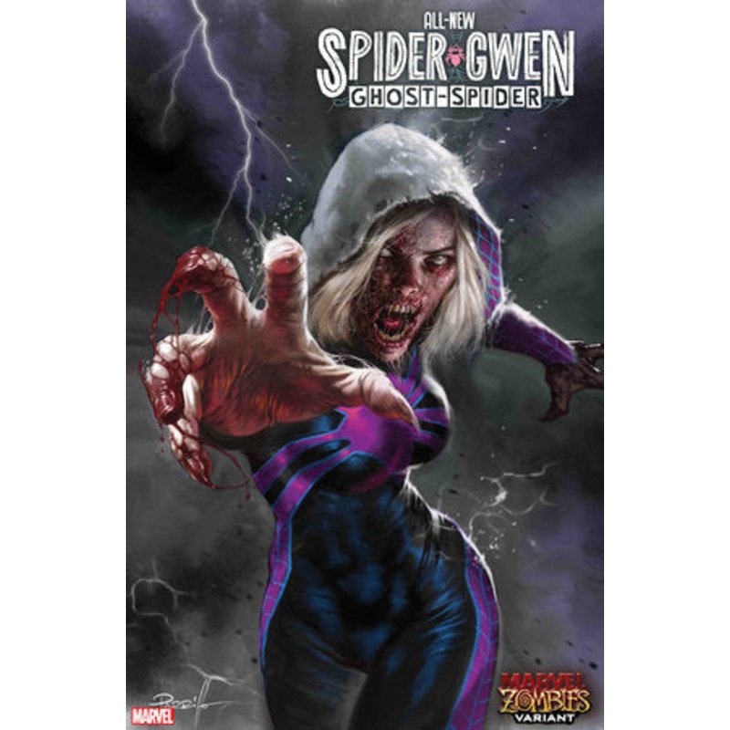 ALL-NEW SPIDER-GWEN: THE GHOST-SPIDER #3 LUCIO PARRILLO MARVEL ZOMBIES VARIANT