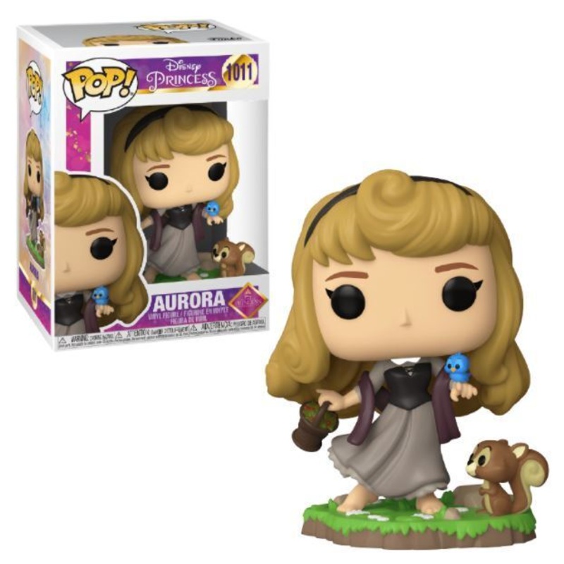 AURORA WITH SQUIRREL #1011 (DISNEY PRINCESS) FUNKO POP NM – MODERATE SHELF-WEAR