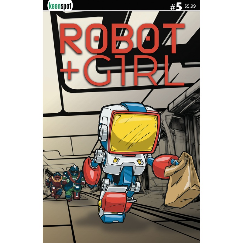 ROBOT + GIRL #5 Comic Book Cover A (Mike White)