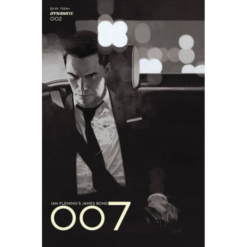 007, VOL. 1 (2022) #2  MARC ASPINALL BLACK & WHITE COVER  Duncanville Bookstore Comics Toys and Collectibles