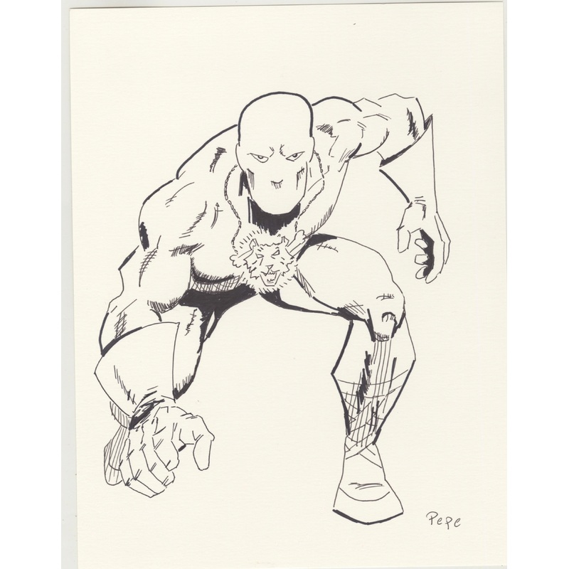 White Tiger Original Art by Pepe